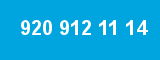 920 912 11 14